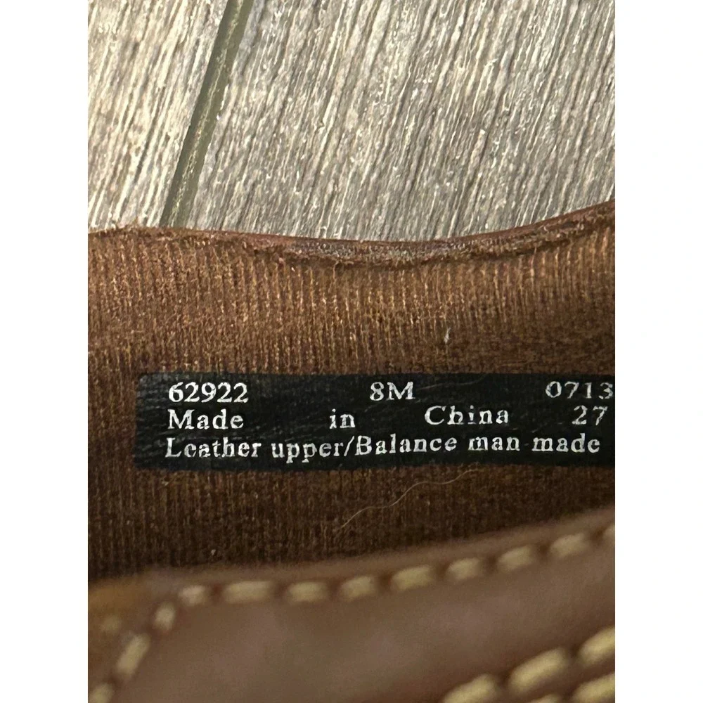 Clarks Bendables Brown Leather Slip On Loafers Shoes Womens 8M 62922 - Picture 6 of 7